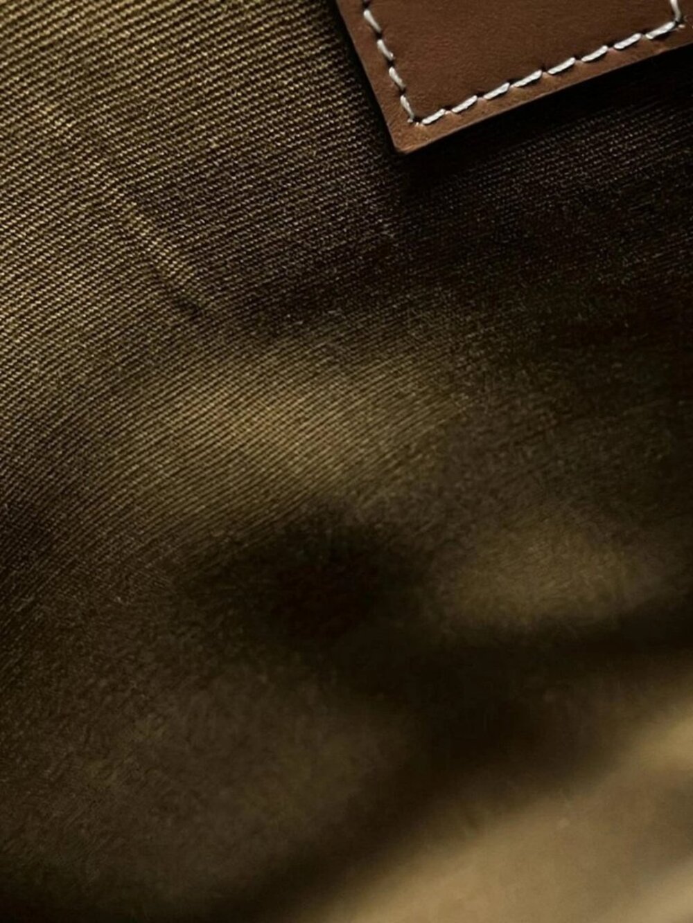 CELINE Mini Vertical Cabas Tan(Black, Brown) Brown) Triomphe Canvas Calf Skin - Picture 11 of 15